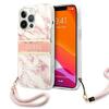 Telefoniümbris Guess GUHCP13LKMABPI Marble Strap Collection, Apple iPhone 13 Pro, roosa/pink