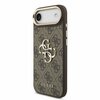 Telefoniümbris Guess PU Leather 4G Metal Logo GUHCP17M4GMGCBR, Apple iPhone Air, pruun/kuldne