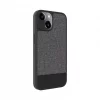 Telefoniümbris iLike Plastic Leather Back Cover, Apple iPhone 14, hall