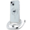 Karl Lagerfeld IML Choupette Head & Cord MagSafe KLHMP15SHCCHNT ümbris, Apple iPhone 13/14/15, läbipaistev