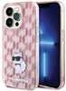 Telefoniümbris Karl Lagerfeld Hardcase Monogram Choupette KLHCP15XHNCMKLP, Apple iPhone 15 Pro Max, roosa