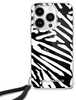 Telefoniümbris Karl Lagerfeld IML Zebra Pattern & Cord, Apple iPhone 16, must