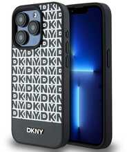 DKNY Liquid Silicone Arch Logo MagSafe ümbris DKHMP15LPSOSPK, Apple iPhone 15 Pro, must