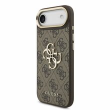 Telefoniümbris Guess PU Leather 4G Metal Logo GUHCP17M4GMGCBR, Apple iPhone Air, pruun/kuldne
