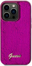 Telefoniümbris Guess Sequin Script Logo, Apple iPhone 14 Pro Max, magenta