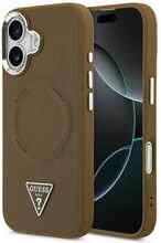 Guess Triangle Logo MagSafe ümbris GUHMP17SPSDTSCMW, Apple iPhone 17, pruun