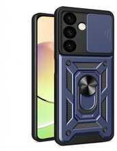 Telefoniümbris Hurtel Hybrid Armor Camshield, Samsung Galaxy A15, sinine