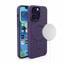 Telefoniümbris Hurtel MagSafe Woven HRTL152178, Apple iPhone 15 Pro Max, lilla