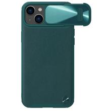 Telefoniümbris Nillkin CamShield Leather S, Apple iPhone 14 Plus, roheline