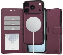 Tech-Protect Wallet MagSafe, Apple iPhone 17 Pro / 18 Pro, mulberry (punane)