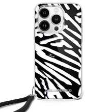 Telefoniümbris Karl Lagerfeld IML Zebra Pattern & Cord, Apple iPhone 16, must