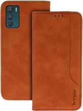 Wonder Prime telefoniümbris, Motorola Moto G42, pruun