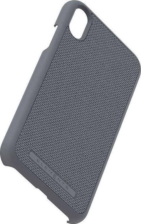 NORDIC ELEMENTS Custodia IDUN Per IPhone XS/X - Protezione Sottile In Policarbonato Con Inserti In Tessuto Danese (Nero/Bianco)