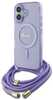 Telefoniümbris Guess GUHMP16SHCTSGNSU Crossbody Cord Script MagSafe, Apple iPhone 16, lilla