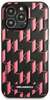 Telefoniümbris Karl Lagerfeld Monogram Plaque KLHCP13LMNMP1P, Apple iPhone 13 Pro, roosa