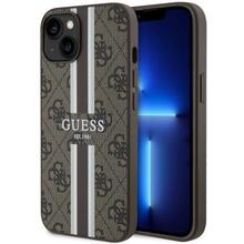 Telefoniümbris Guess GUHMP14MP4RPSW 4G Printed Stripes MagSafe, iPhone 14 Plus / 15 Plus, pruun