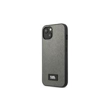 Telefoniümbris Karl Lagerfeld Saffiano Plaque KLHCP13SSFMP2DG, Apple iPhone 13 Mini, hõbedane