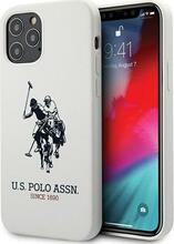 Silikoonümbris U.S. Polo Assn USHCP12LSLHRWH, Apple iPhone 12 Pro Max, valge