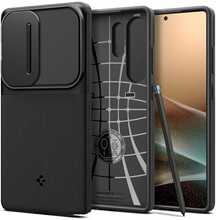 Telefoniümbris Spigen Optik Armor, Samsung Galaxy S25 Ultra, must