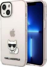 Telefoniümbris Karl Lagerfeld Choupette Body KLHCP14MCTTRI, Apple iPhone 14 Plus, roosa