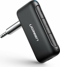 Ugreen CM276 Bluetooth 5.0 audiovastuvõtja AUX adapter, must