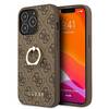 Telefoniümbris Guess GUHCP13L4GMRBR 4G Ring Case, Apple iPhone 13 Pro, pruun