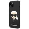 Karl Lagerfeld KLHMP14MSLKHBK silikoonümbris Karl's Head MagSafe, Apple iPhone 14 Plus / 15 Plus 6.7, must
