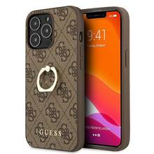 Telefoniümbris Guess GUHCP13L4GMRBR 4G Ring Case, Apple iPhone 13 Pro, pruun