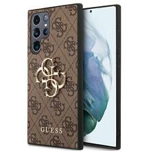 Telefoniümbris Guess GUHCS22L4GMGBR 4G Big Metal Logo, Samsung Galaxy S22 Ultra, pruun