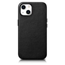 iCarer Leather ümbris, Apple iPhone 14 Plus, must