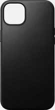 Nomad Modern Leather ümbris, Apple iPhone 15 Plus, must