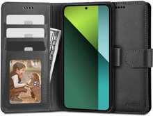 Telefoniümbris Tech-Protect Wallet, Xiaomi Redmi Note 13 Pro 5G / Poco X6 5G, must