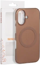 Tecto Shield Mistiq Mag ümbris, Apple iPhone 16 6,1, pruun