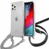 Telefoniümbris Guess GUHCP12LKC4GSSI 4G Silver Chain, Apple iPhone 12 Pro Max, äripaistav/hõbe