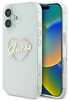 Telefoniümbris Guess IML Heart, Apple iPhone 16 Plus, läbipaistev