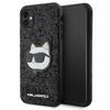 Telefoniümbris Karl Lagerfeld Glitter Choupette Patch KLHCN61G2CPK, Apple iPhone 11, must