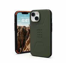 Telefoniümbris Urban Armor Gear Civilian, Apple iPhone 14 Plus, MagSafe, roheline