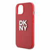 Telefoniümbris DKNY PU Stack logo, Apple iPhone 15, punane