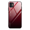 Telefoniümbris Gradient Glass Durable, HURTEL, Apple iPhone 12 mini, must-punane
