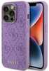 Telefoniümbris Guess Leather 4G Stamped GUHCP15LP4EPMU, Apple iPhone 15 Pro, lilla
