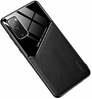 Telefoniümbris Mocco Lens Leather Back Case, Apple iPhone 12 Pro, must