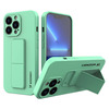 Wozinsky Kickstand silikoonümbris alusega, Apple iPhone 13 Pro Max, münt