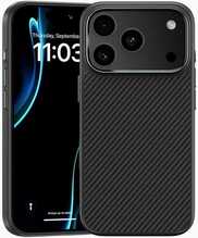 Telefoniümbris Benks Magnetic Armor Pro Kevlar Metal Frame 600D A070, Apple iPhone 17 Pro Max, must
