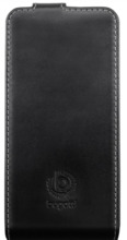 Bugatti Premium Leather avanev ümbriskott, Apple iPhone 6/6S, must