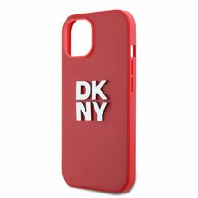 Telefoniümbris DKNY PU Stack logo, Apple iPhone 15, punane