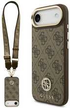 Telefoniümbris Guess 4G Strass Logo & Big Strap Metal Buttons MagSafe, Apple iPhone Air, pruun