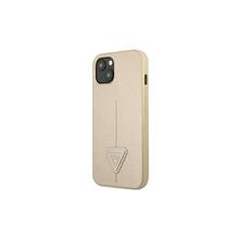 Telefoniümbris Guess Saffiano Triangle Logo GUHCP14LPSATLE, Apple iPhone 14 Pro, beež