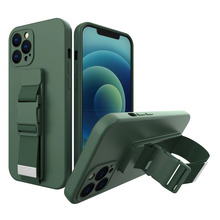 Telefoniümbris Hurtel Rope case, Samsung Galaxy A32 5G, tume roheline