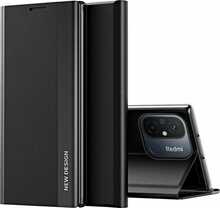 Telefoniümbris Hurtel Sleep Case Pro, Xiaomi Redmi Note 12 Pro+, must