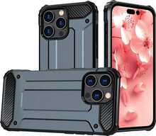 Telefoniümbris Hybrid Armor, Apple iPhone 16 Pro, sinine, Hurtel